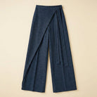 Tie waist trousers in a viscose blend, view 6