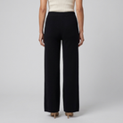 High-waisted brushed soft trousers, view 5