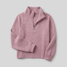 Quilted half-zip top in soft jersey with a stand collar, view 7