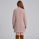 Knit dress with an A-line silhouette, view 4