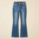 Slim-fit flared jeans in a cotton blend, view 5