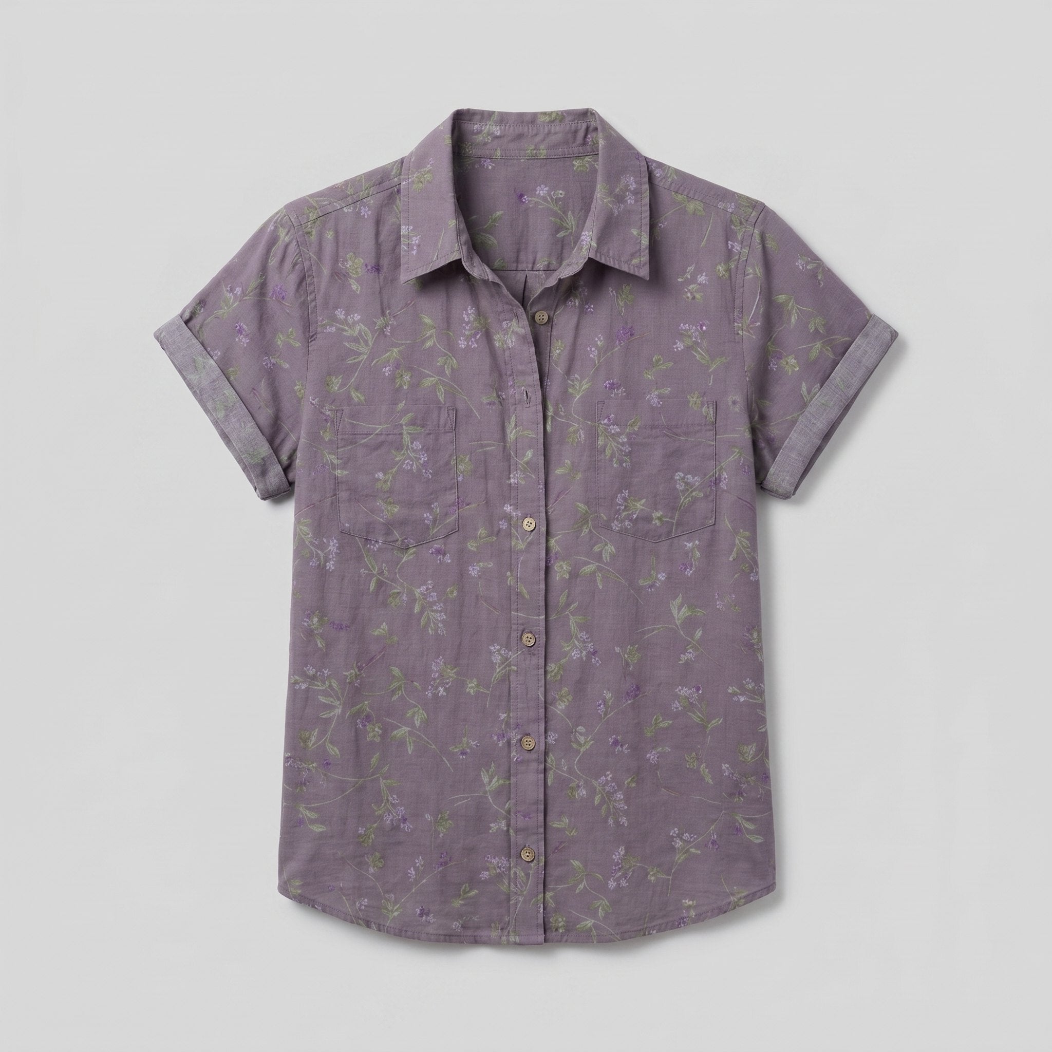 Lightweight floral print blouse, view 4