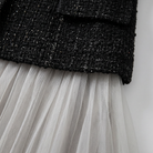 Two-piece tweed and tulle skirt set, view 5