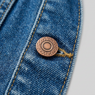 Slim-fit denim jacket for women, view 6