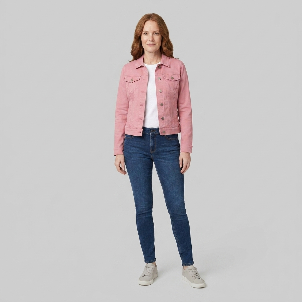 Classic-cut denim jacket, view 7