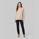 Turtleneck jumper in a soft knit with a high collar, view 1