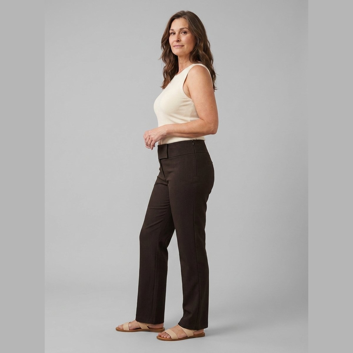 Thick waistband with fold-over detail, view 3