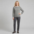 Close view of the ribbed knit detail, view 3