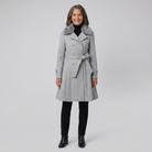 Wool trench coat for women, view 8