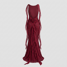 Backless lace evening gown with a mermaid silhouette, view 5