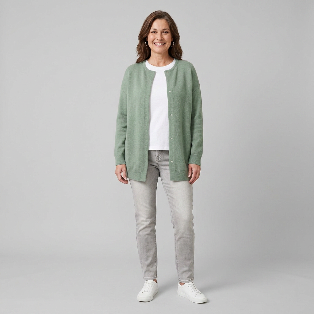 Relaxed-fit mesh knit jacket, view 10