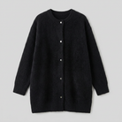 Open mesh knit jacket with long sleeves, view 5