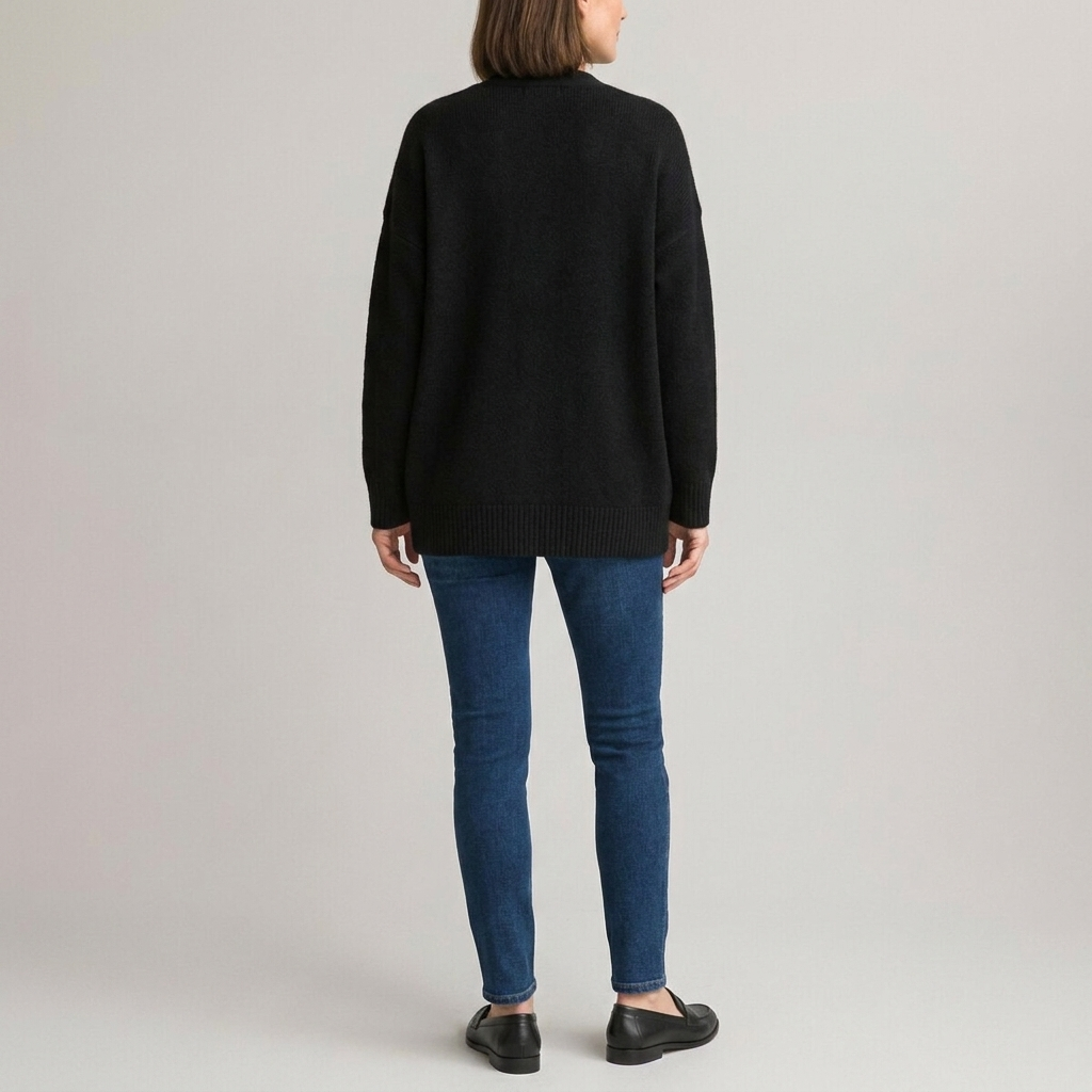 Soft knit cardigan with pockets, view 4