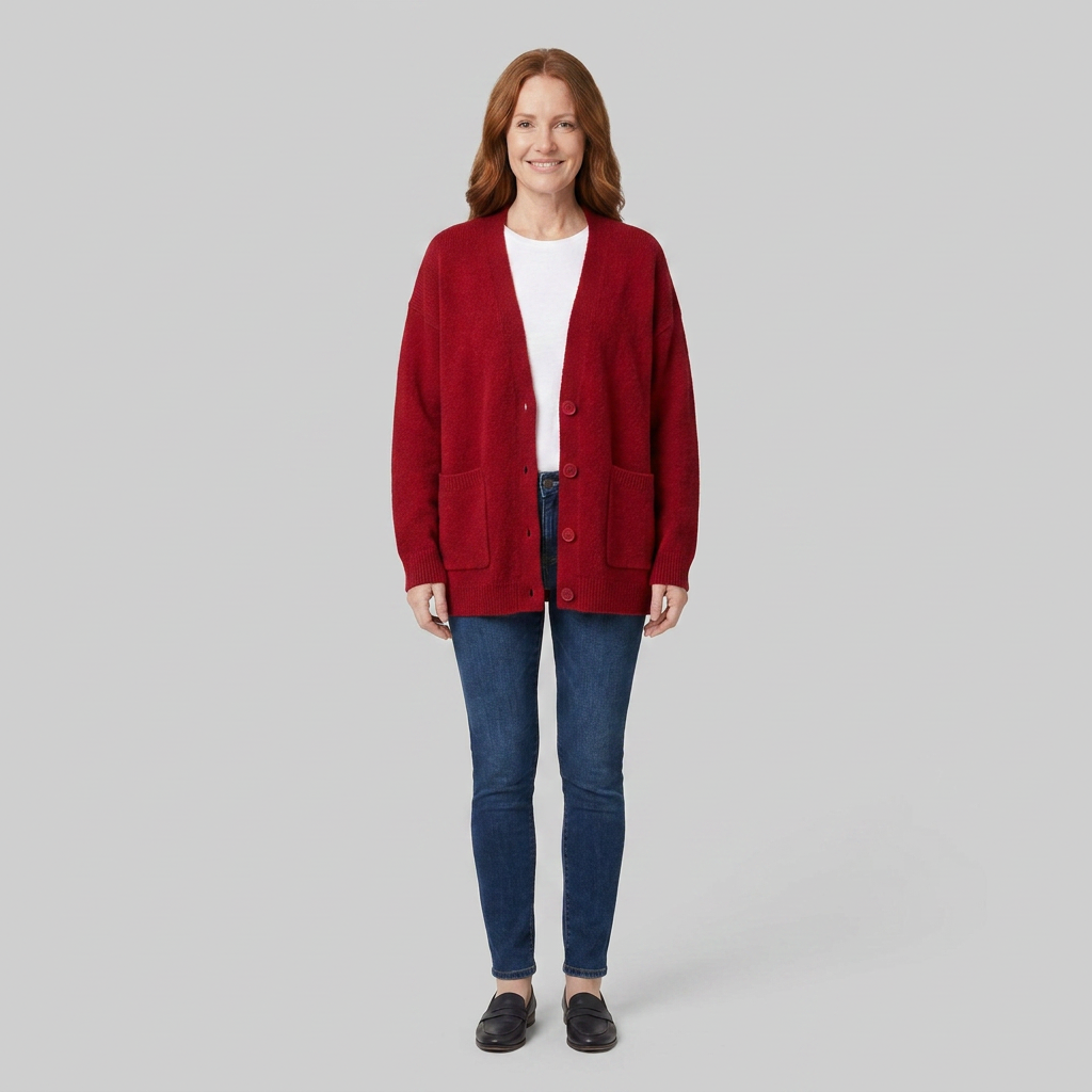 Soft cardigan with a V-neck, view 8