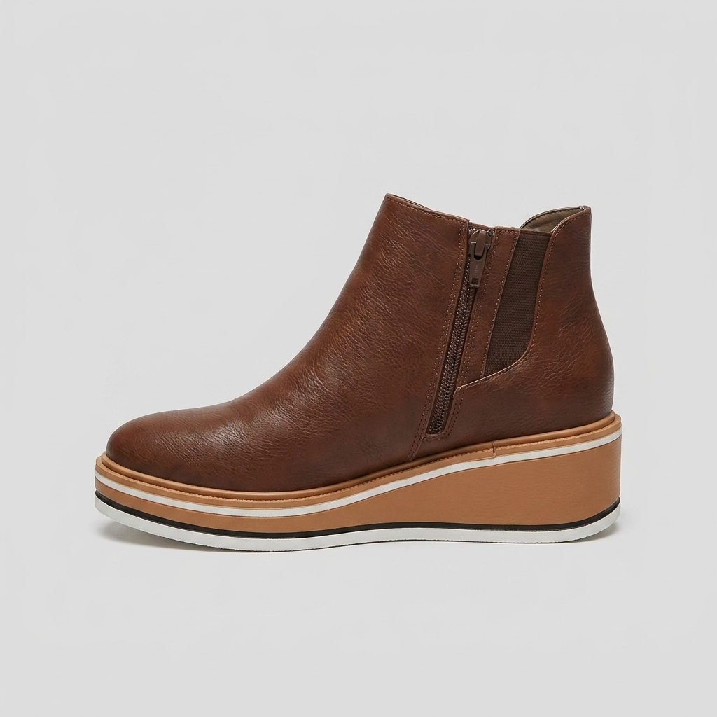 Women's boot, side profile showing the shape, view 3