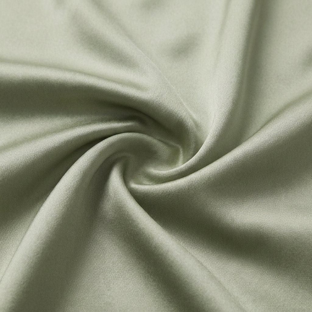Satin one-shoulder midi dress, view 5