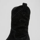 Mid-calf cowboy boots with a side zip, view 5