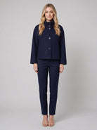 Boxy jacket in a soft wool blend, view 1