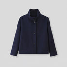 Wool blend jacket with an open front, view 7