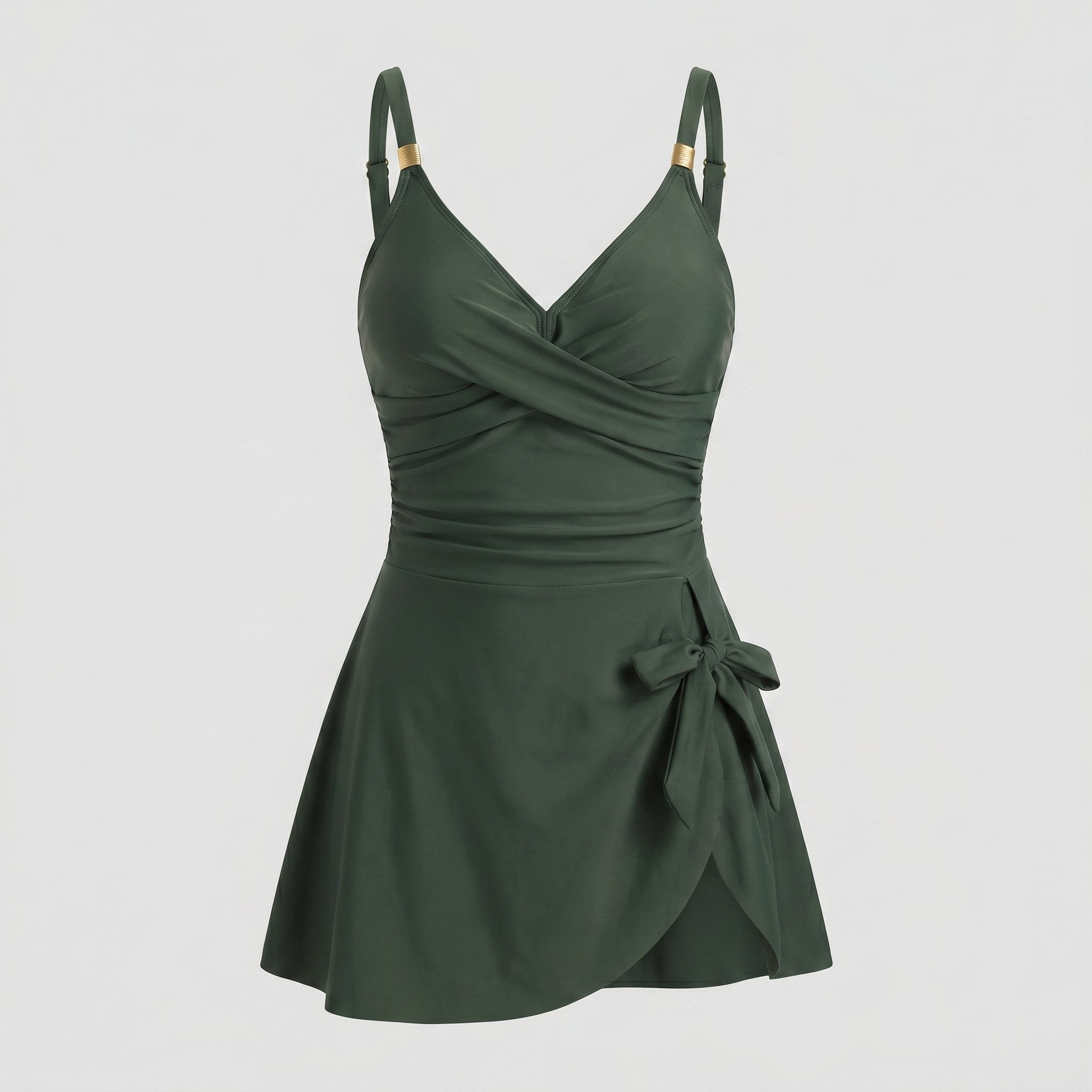 One-piece swimsuit with a tummy control panel, view 5