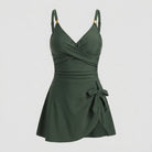 One-piece swimsuit with a tummy control panel, view 5