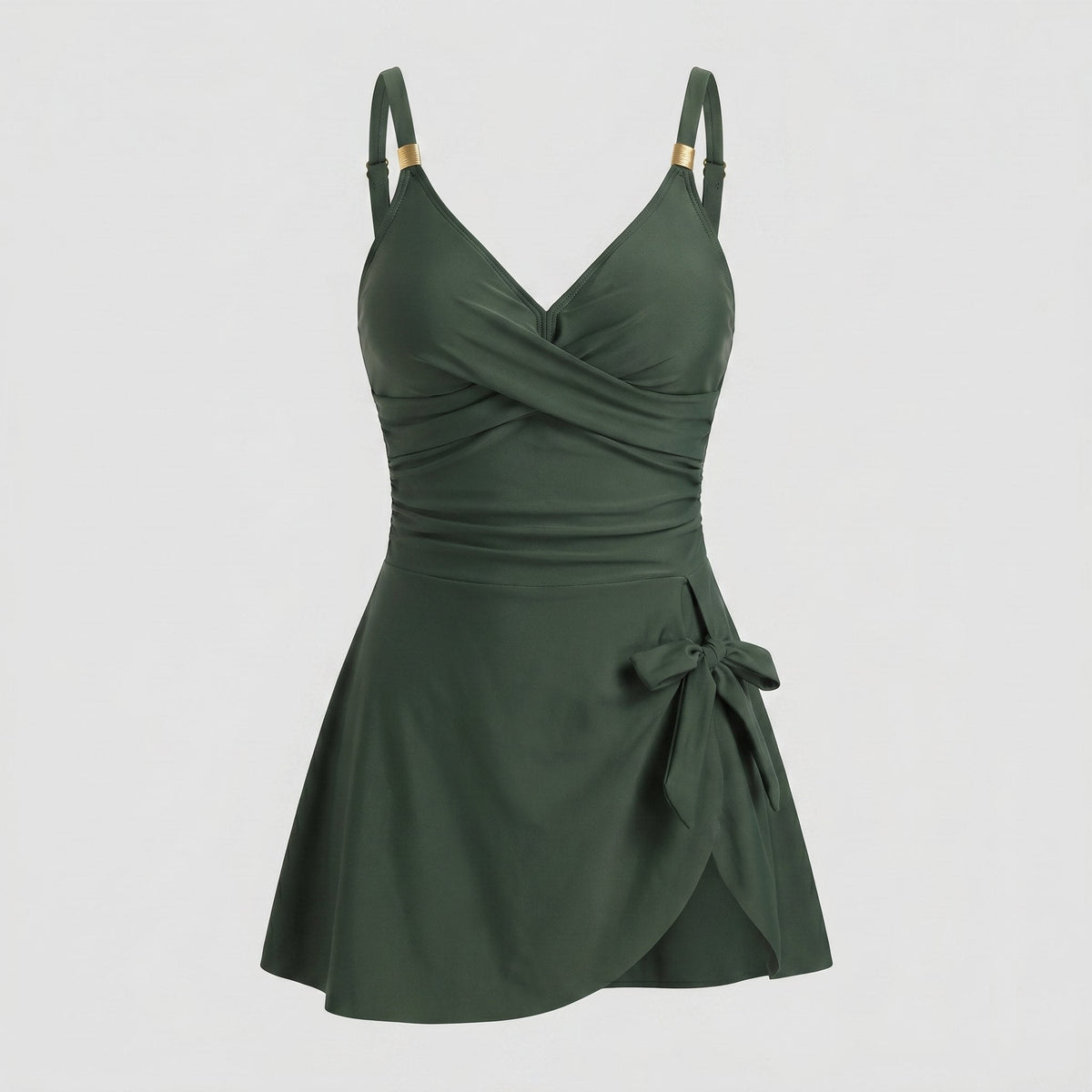 One-piece swimsuit with a tummy control panel, view 5