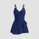 One-piece swimsuit with a tummy control panel, view 9