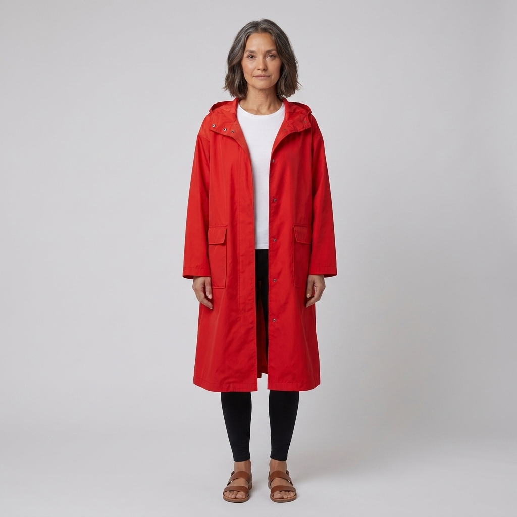 Shell jacket with a drawcord hood, view 9