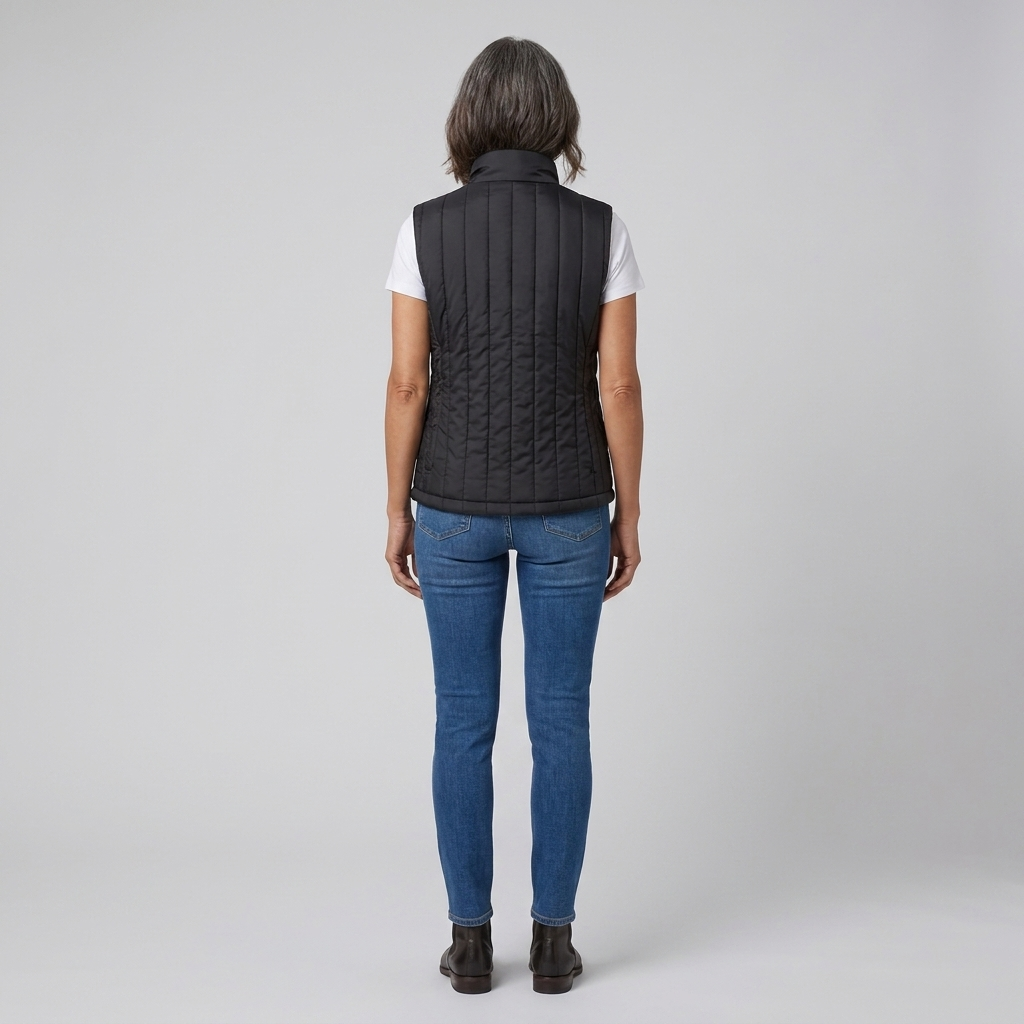 Lightweight heated gilet with infrared heating zones, view 4