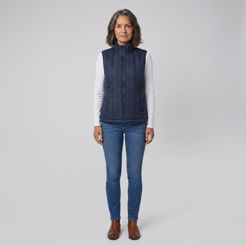 Heated gilet with infrared heat zones, view 8