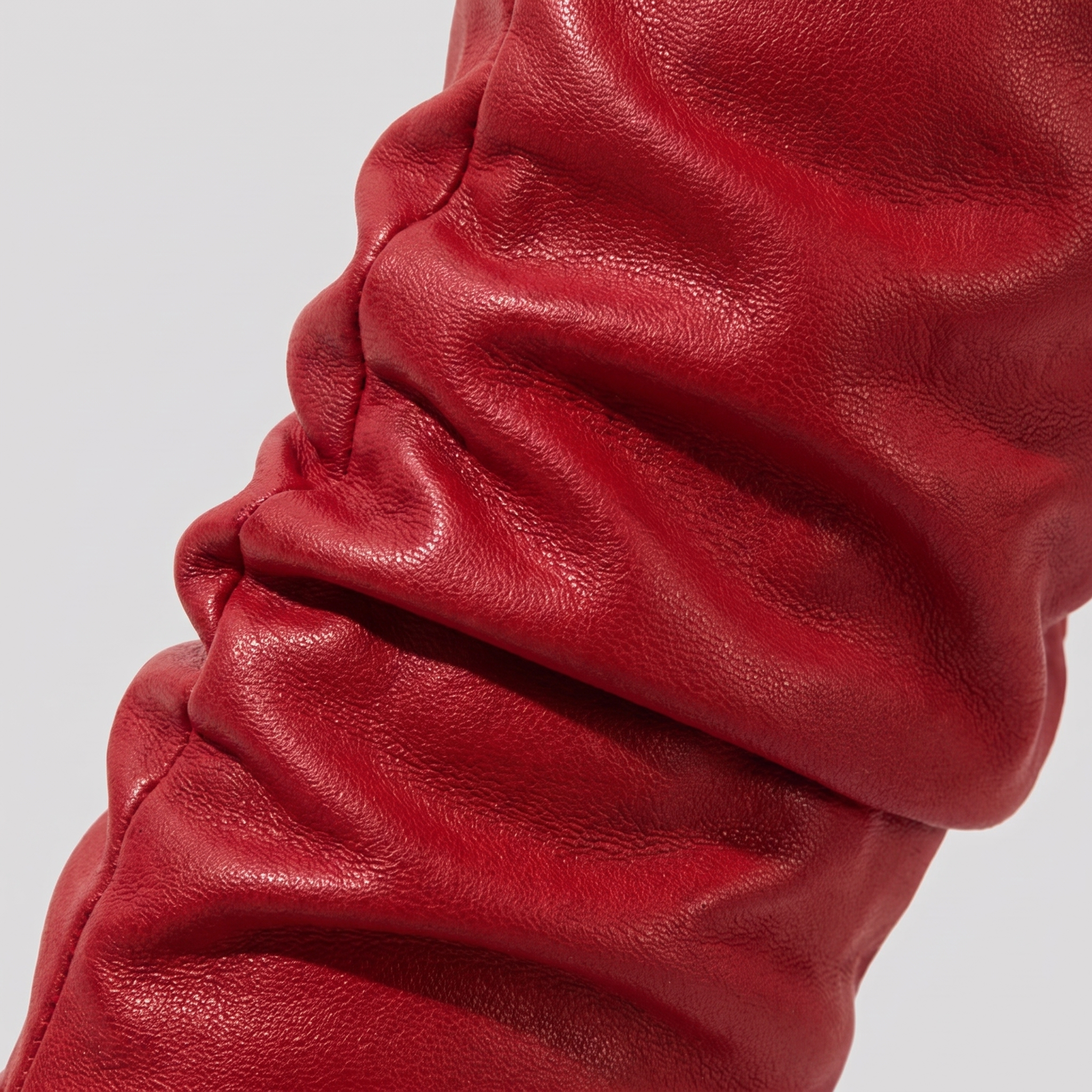 Knee-high slouch boots in a suede-touch finish with a block heel, view 6
