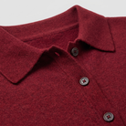 Winona polo cardigan collar and buttons close-up